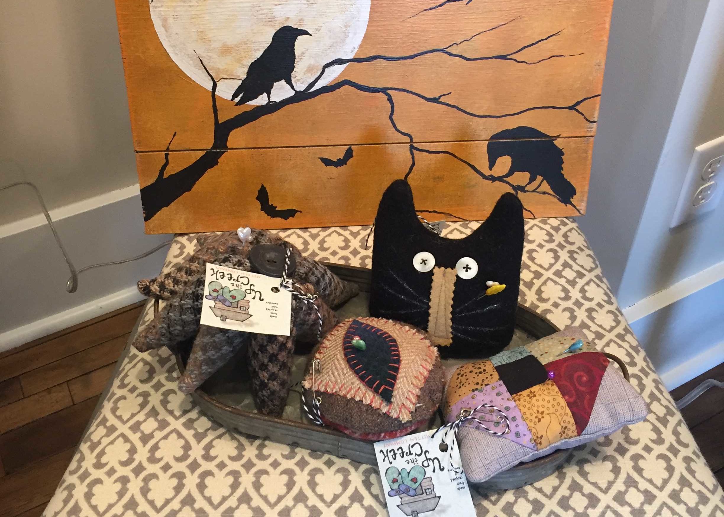 Handmade Jewelry Pillows & Wreaths